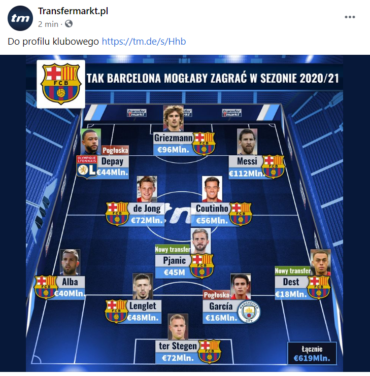 Tak może WYGLĄDAĆ SKŁAD Barcelony